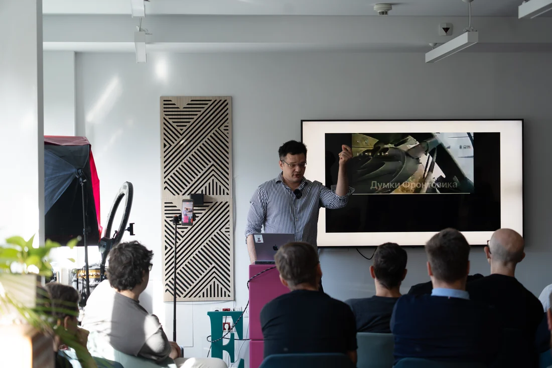 A presentation and discussion at the September breakfast